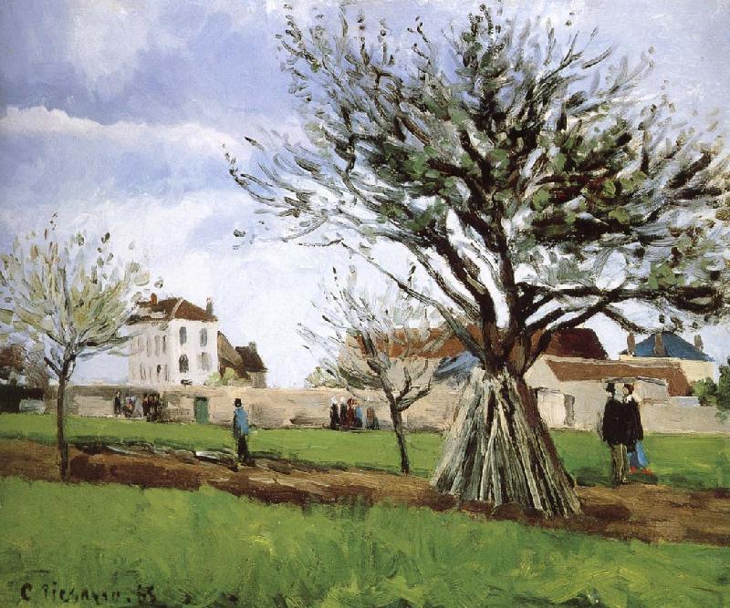 Camille Pissarro Pang map of apple Schwarz Germany oil painting art